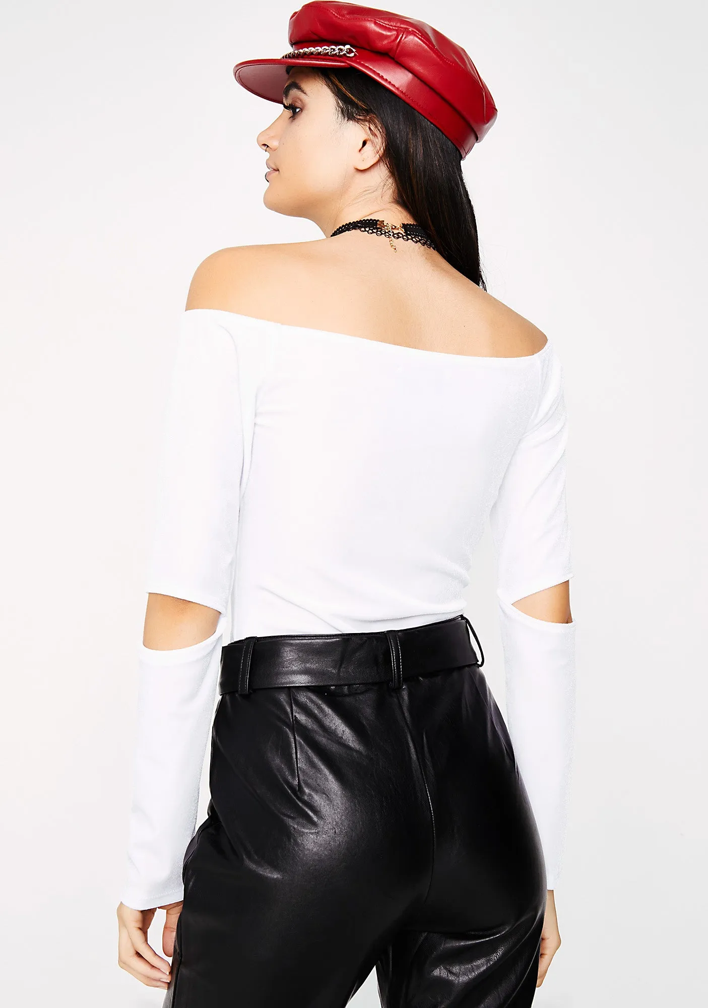 What I Like Off Shoulder Bodysuit sold by Dolls Kill product image thumbnail 3