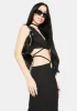 Boa Wrap Top sold by Dolls Kill