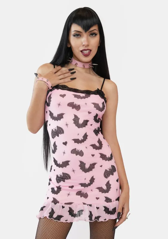 Nocturnal Love Mesh Mini Dress sold by Dolls Kill