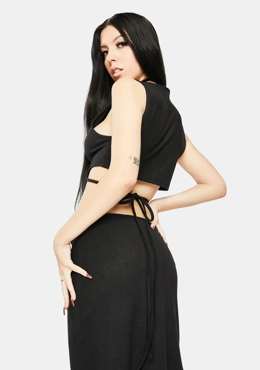 Boa Wrap Top sold by Dolls Kill product image thumbnail 4