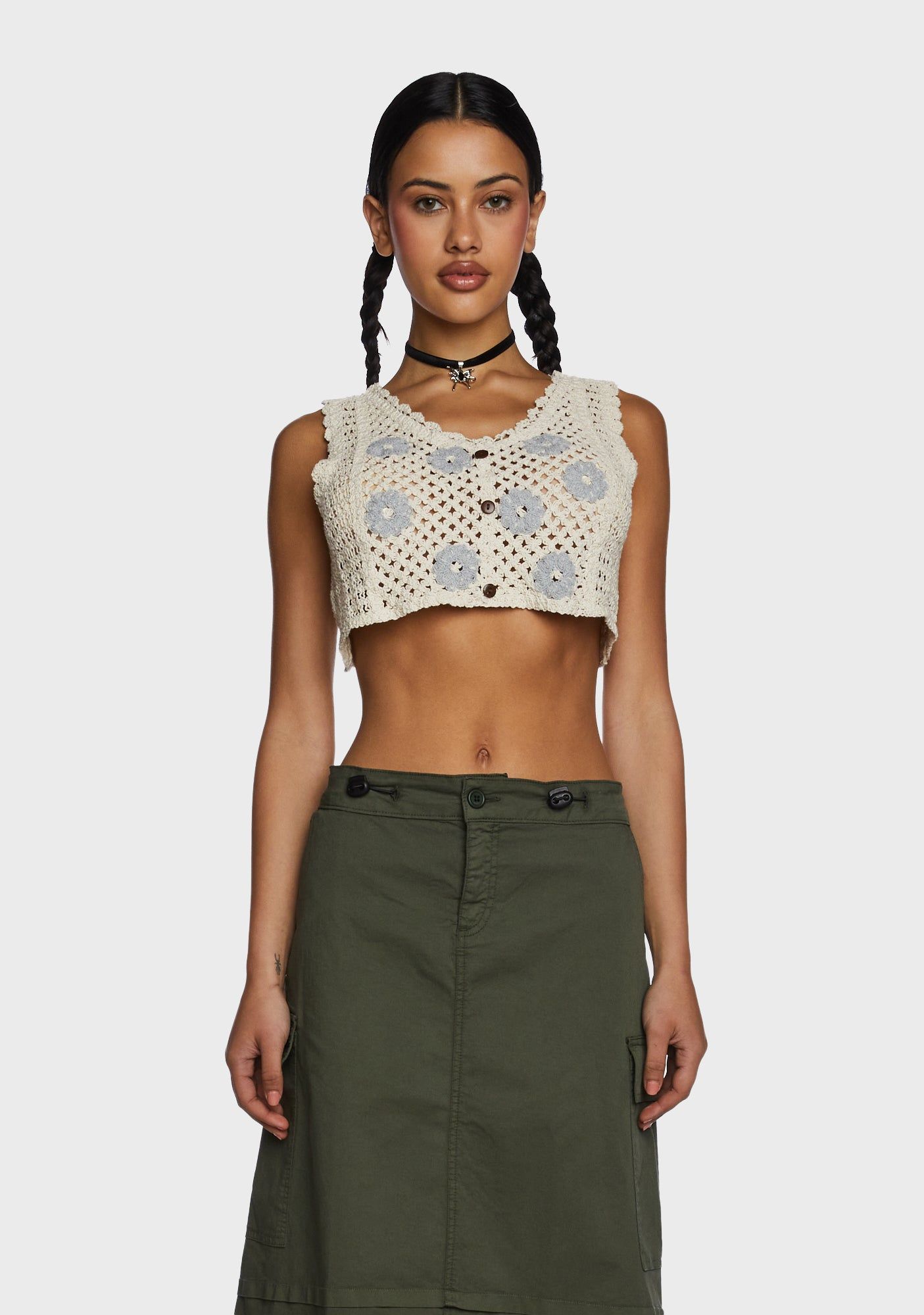 Blossom Bliss Crop Top sold by Dolls Kill
