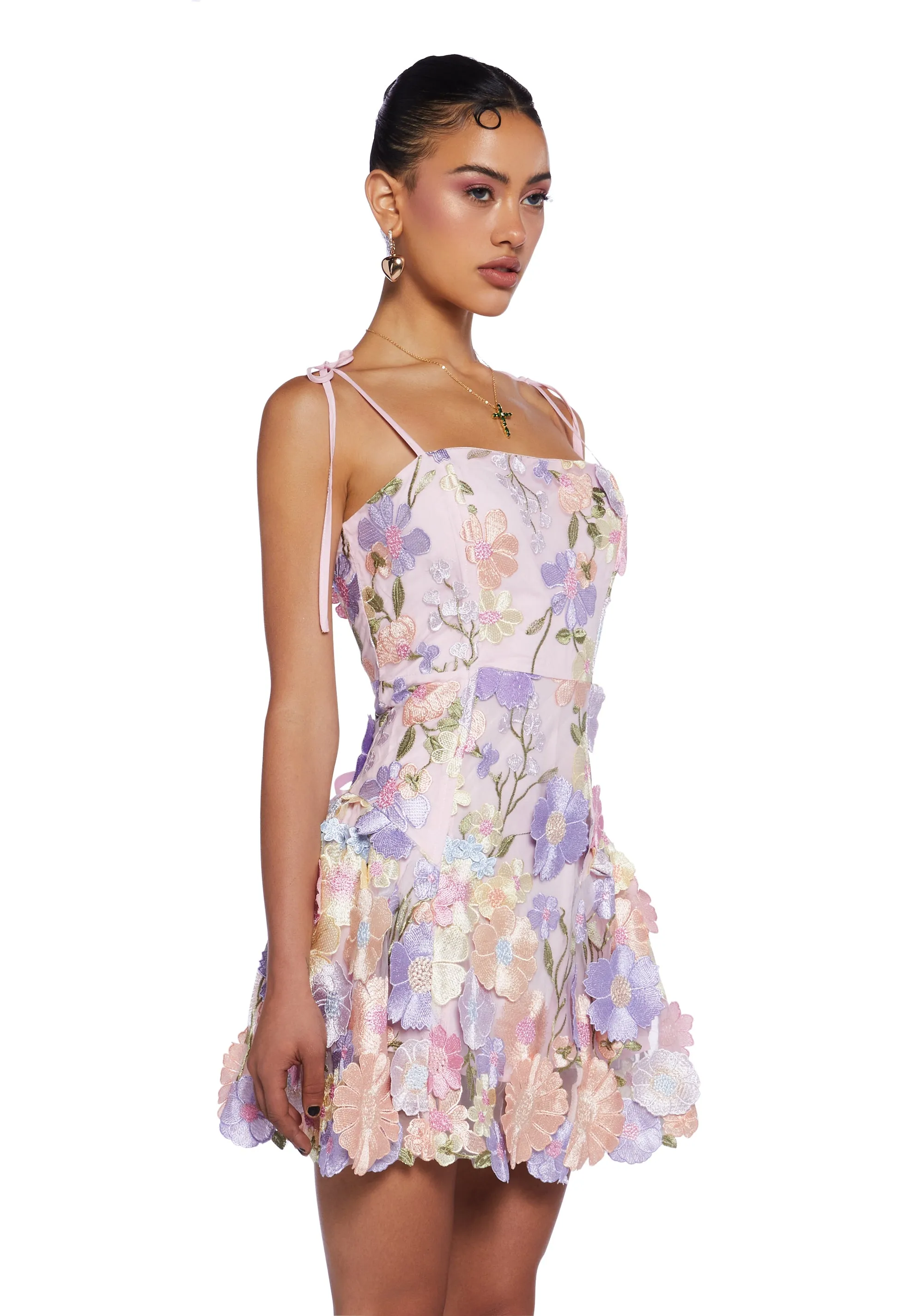 Floral Dreams Mini Dress sold by Dolls Kill product image thumbnail 3