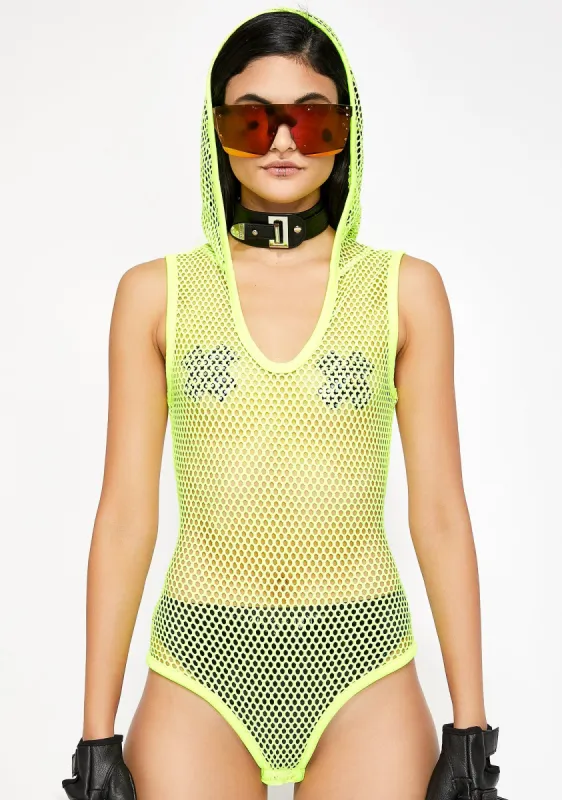 Biohazard Acid Rider Mesh Bodysuit sold by Dolls Kill