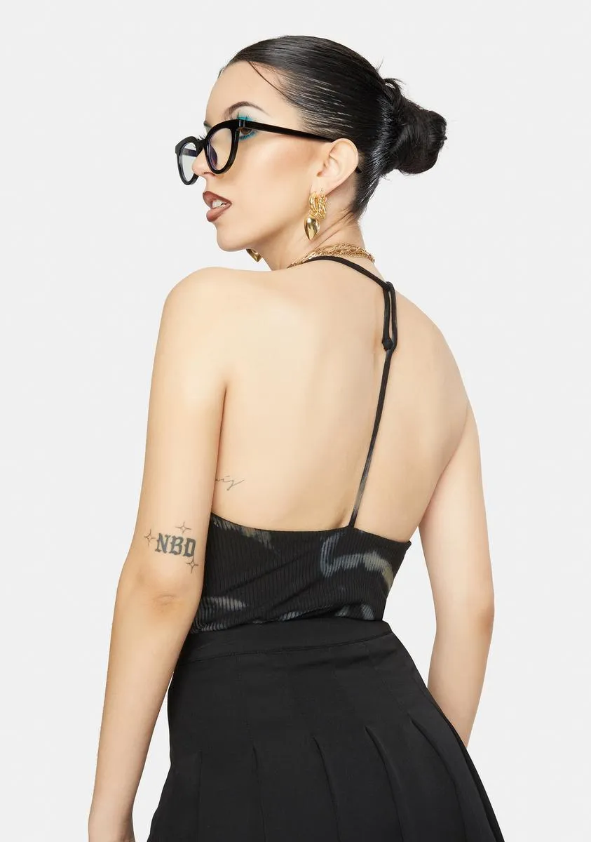 Spiral Hara T-Back Bodysuit sold by Dolls Kill product image thumbnail 4