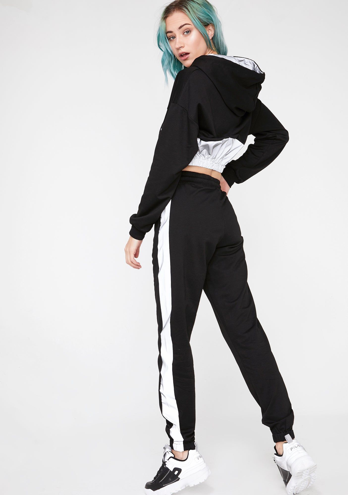 Ghostin' On You Hoz Reflective Joggers sold by Dolls Kill product image thumbnail 4