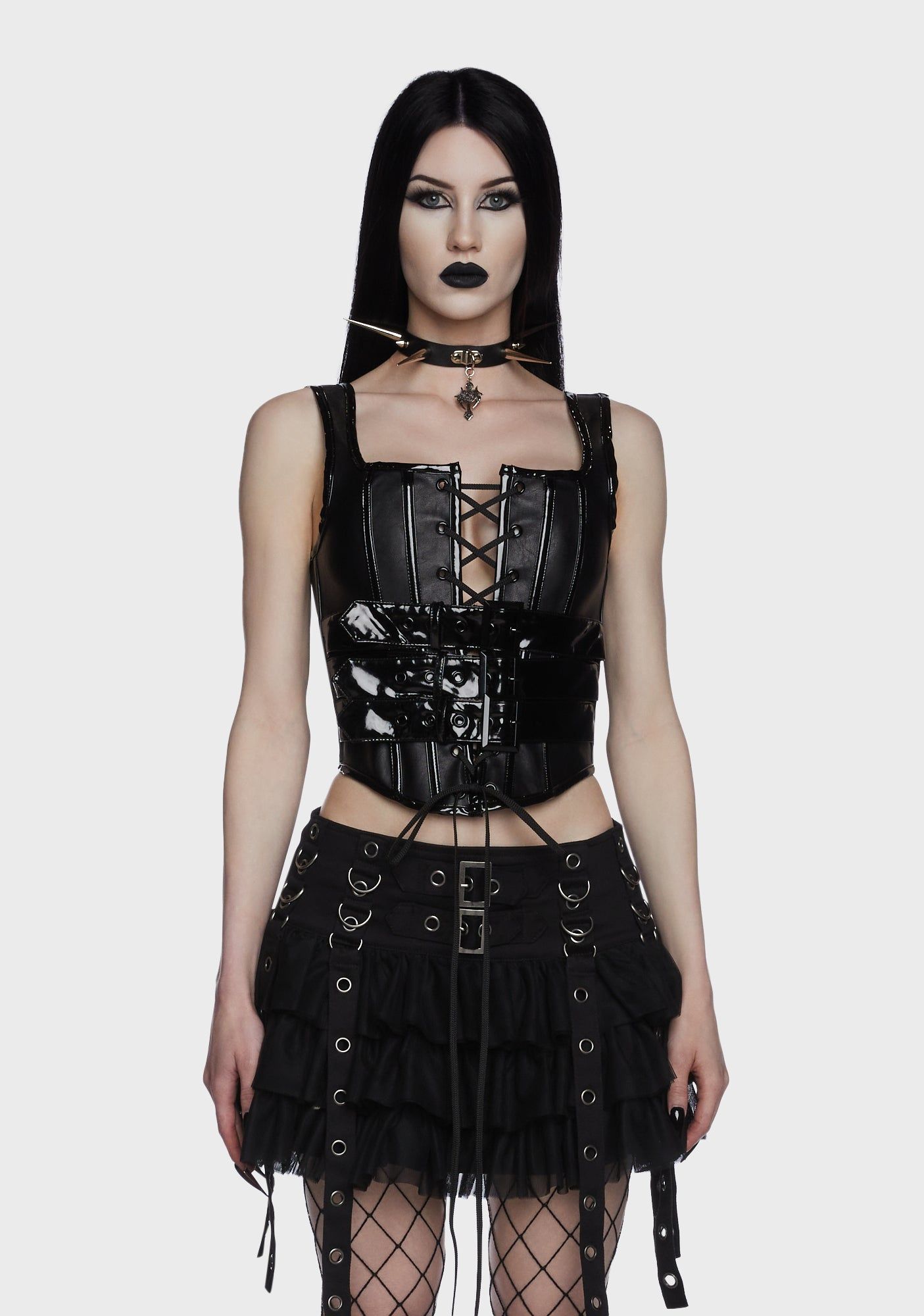 Crush Your Soul Corset Top sold by Dolls Kill