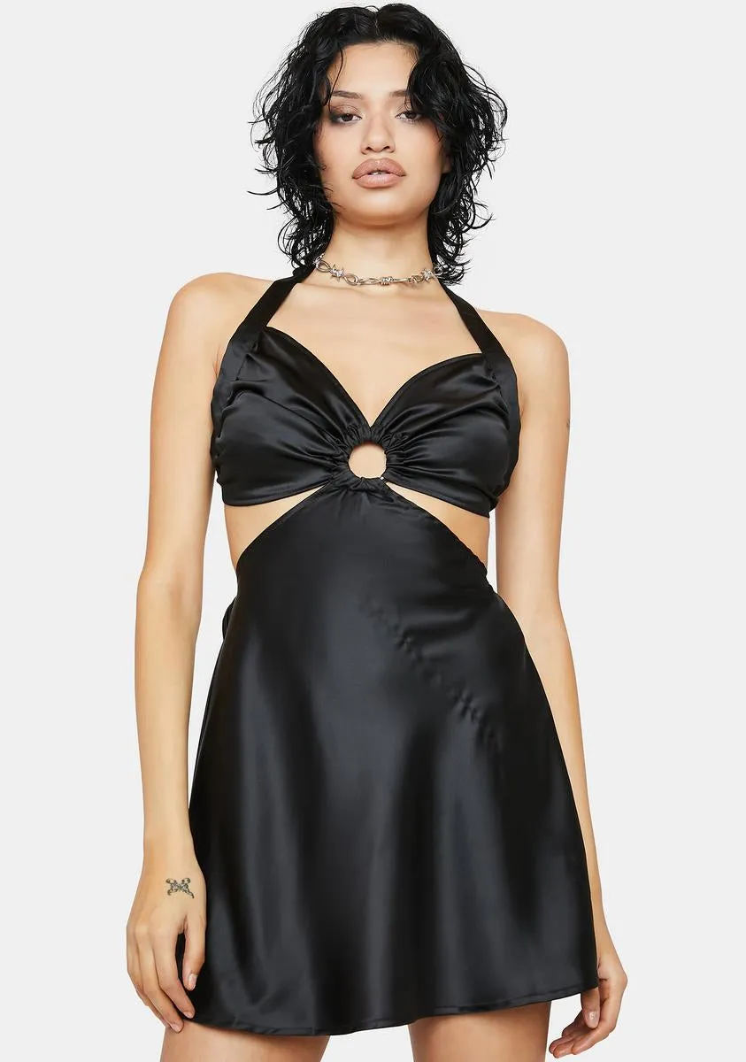 Roundabout Halter Dress sold by Dolls Kill