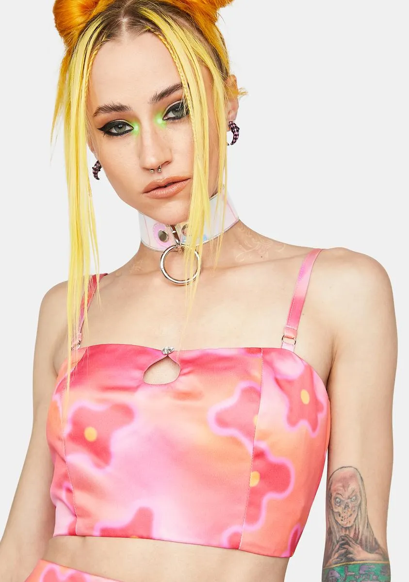 Cyber Cute Crop Top sold by Dolls Kill