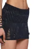 Switch Distressed Sweater Skirt sold by Dolls Kill