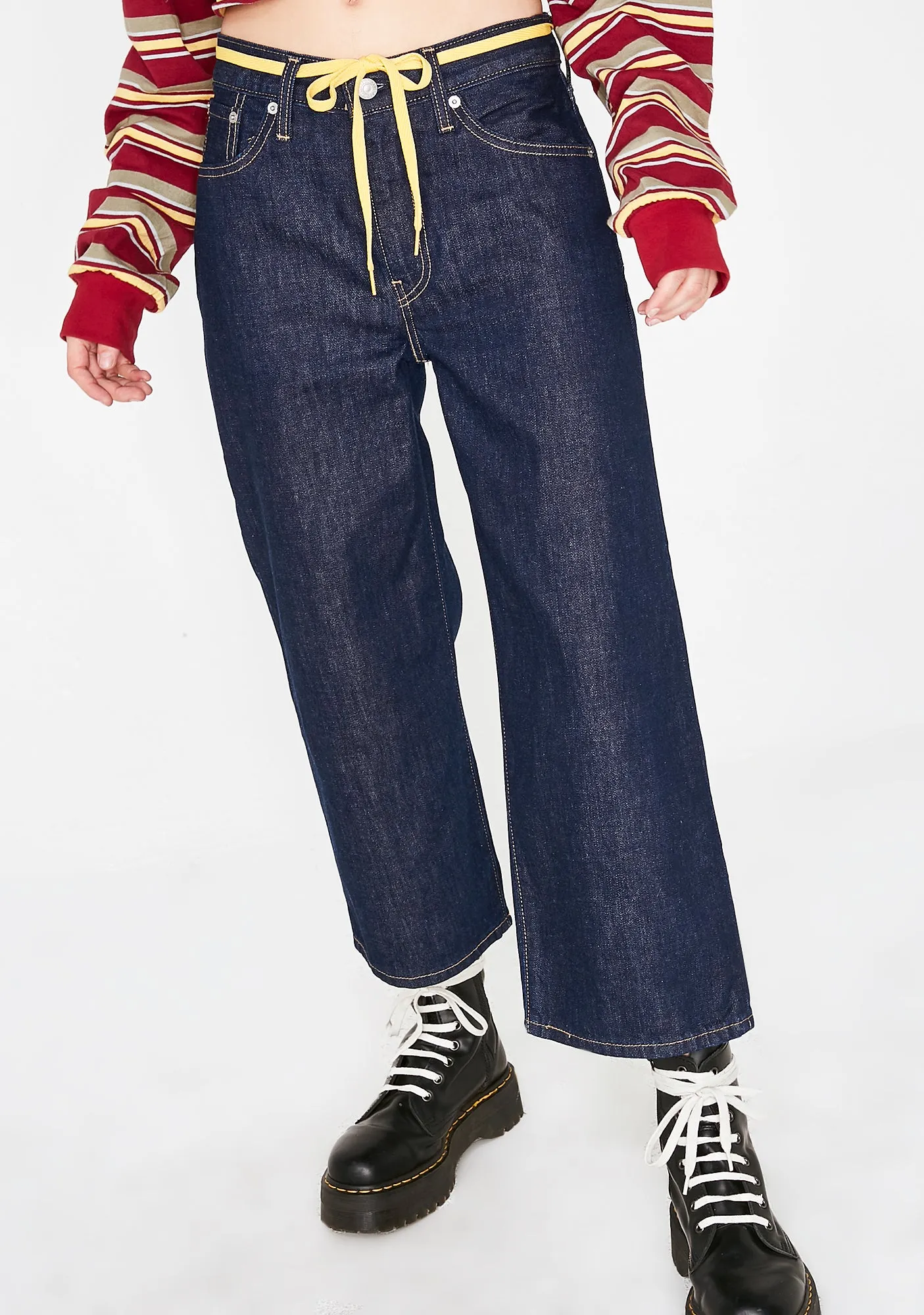 Big Blue Jeans sold by Dolls Kill