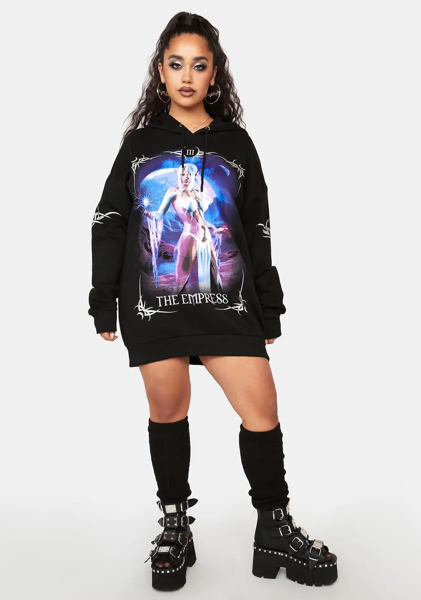 Plus Chart The Stars Graphic Hoodie sold by Dolls Kill product image thumbnail 3