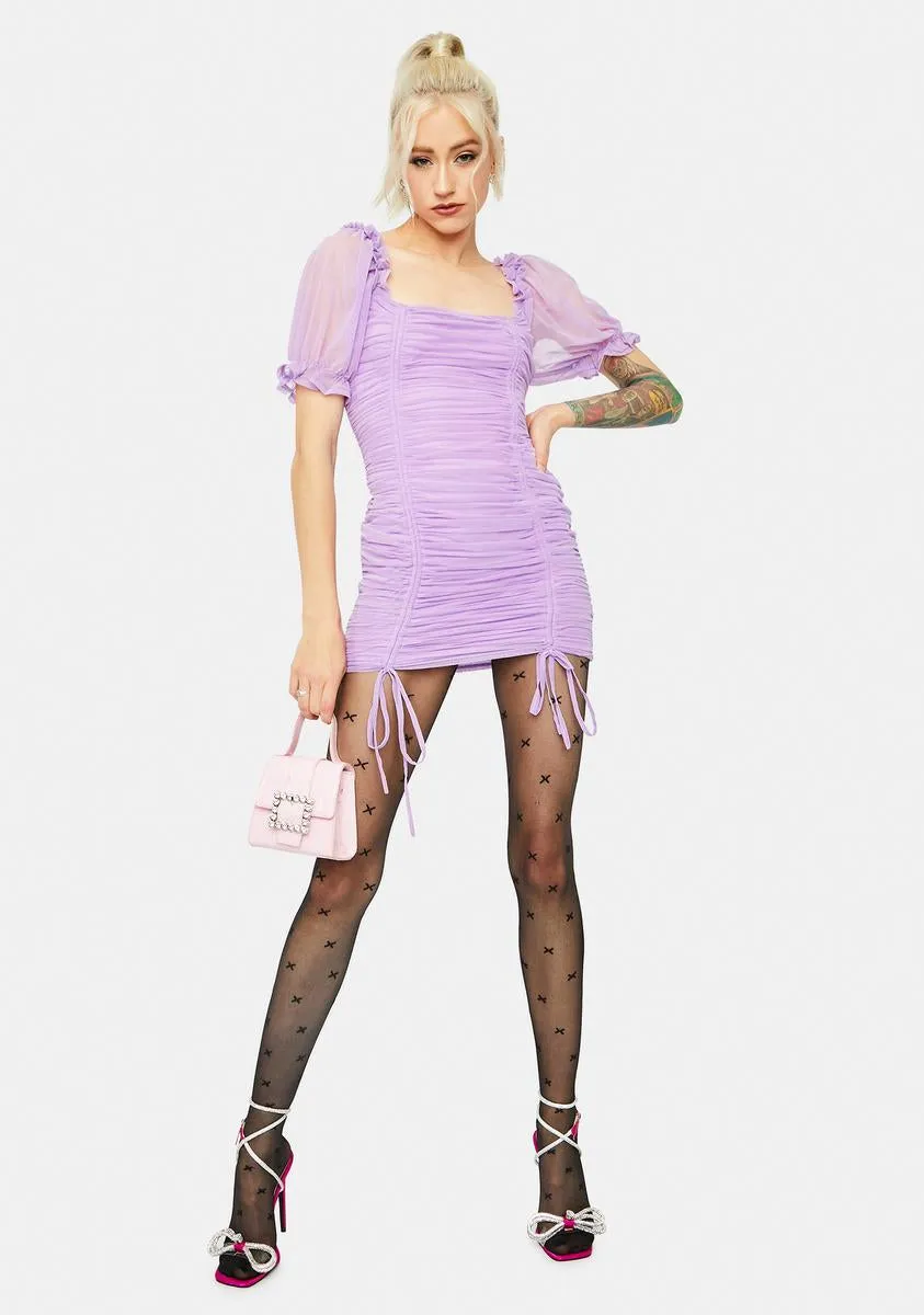 Fairy Becoming Bougie Puff Sleeve Mini Dress sold by Dolls Kill product image thumbnail 3