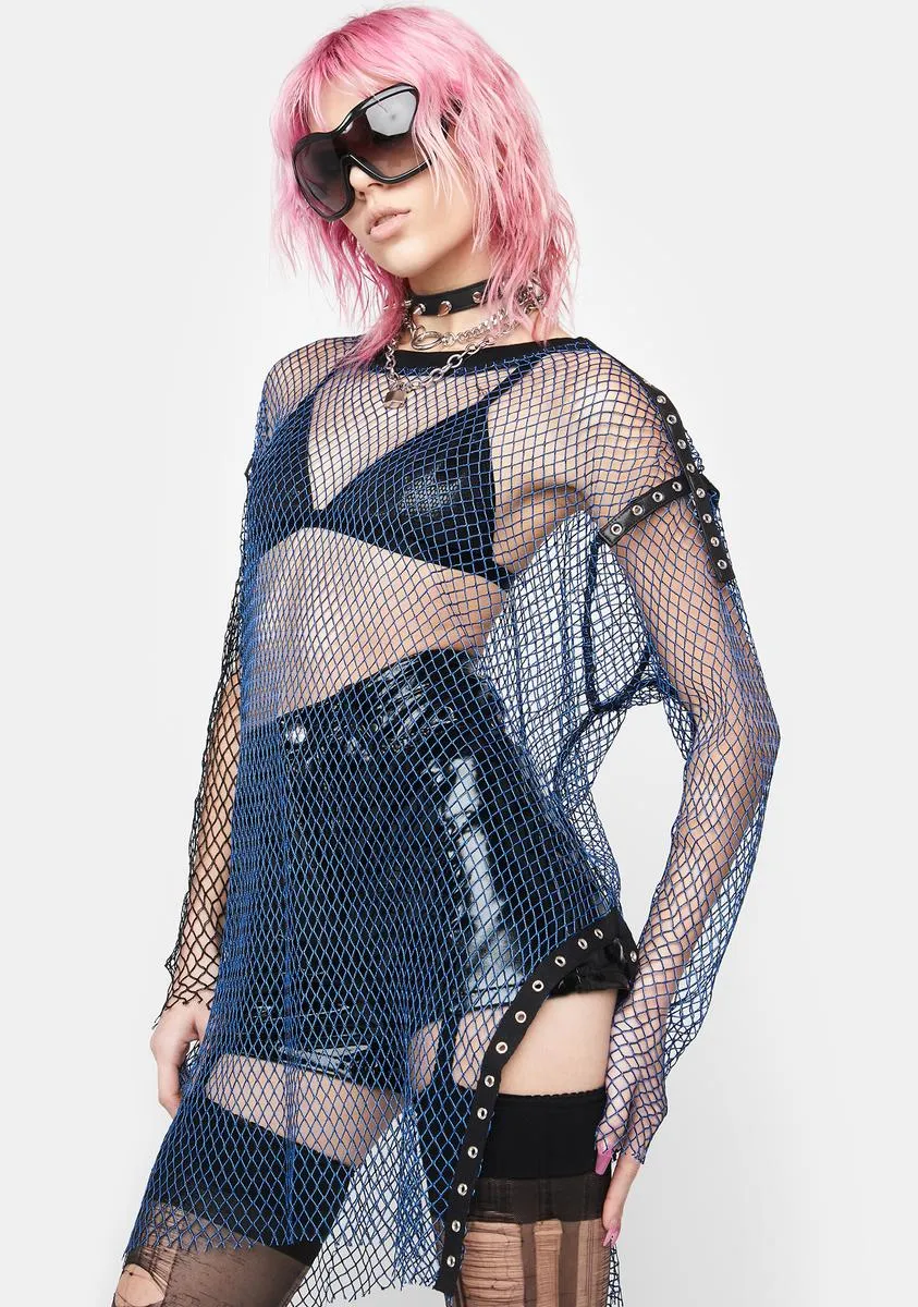 Daily Punk Perspective Network Fishnet Top sold by Dolls Kill product image thumbnail 2