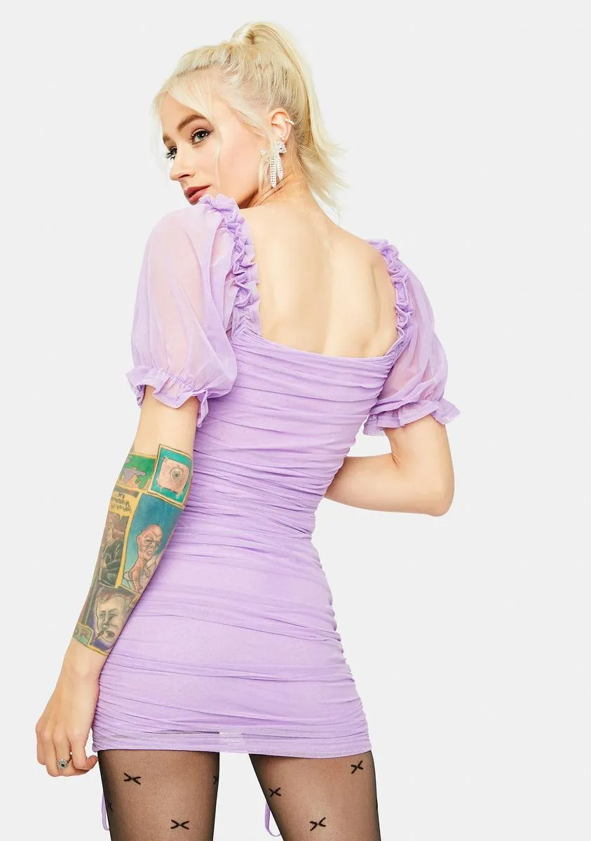 Fairy Becoming Bougie Puff Sleeve Mini Dress sold by Dolls Kill product image thumbnail 4