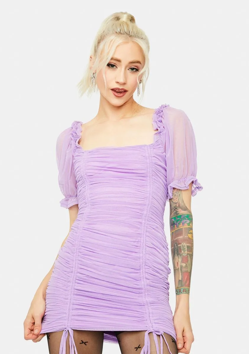 Fairy Becoming Bougie Puff Sleeve Mini Dress sold by Dolls Kill