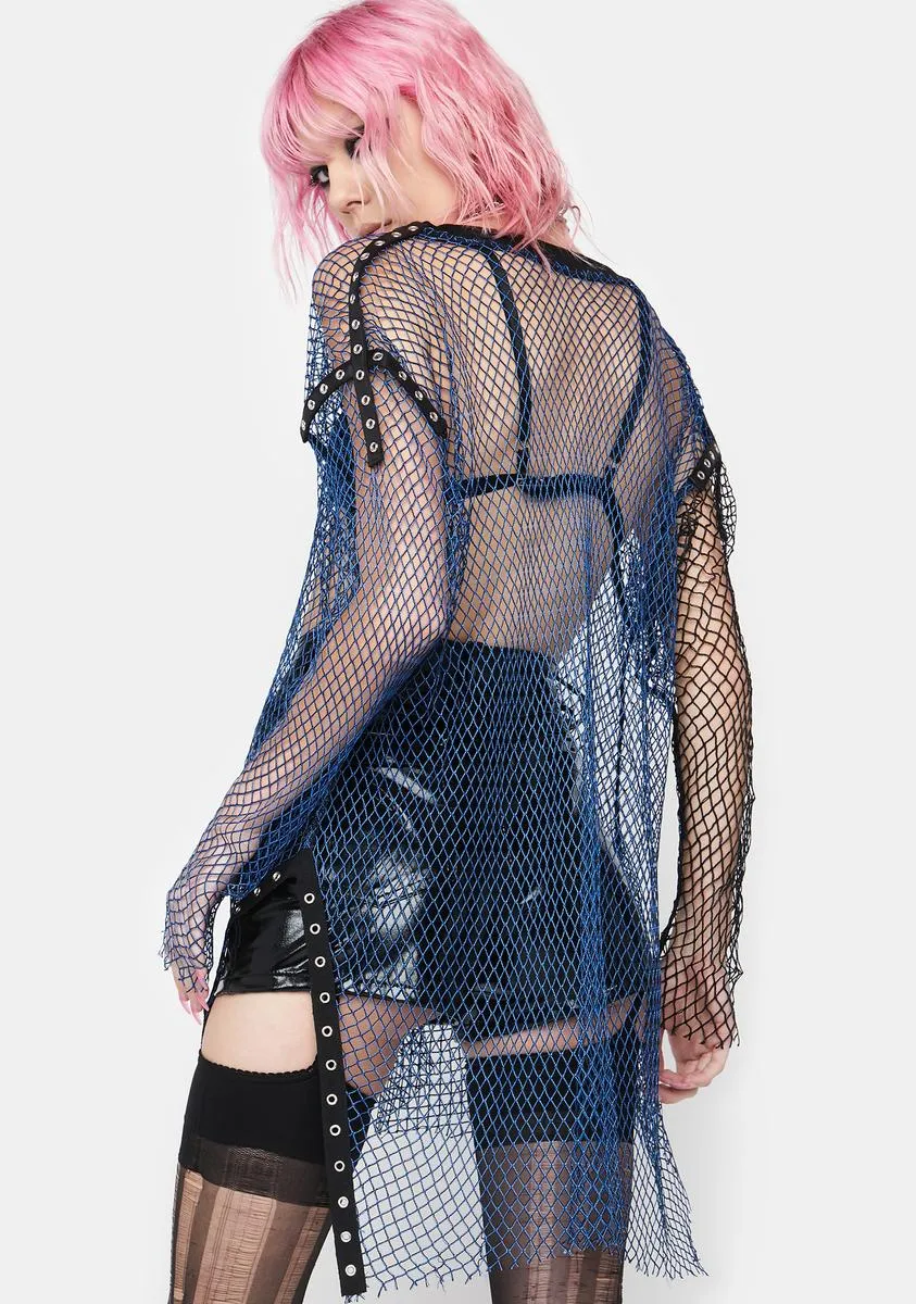 Daily Punk Perspective Network Fishnet Top sold by Dolls Kill product image thumbnail 4