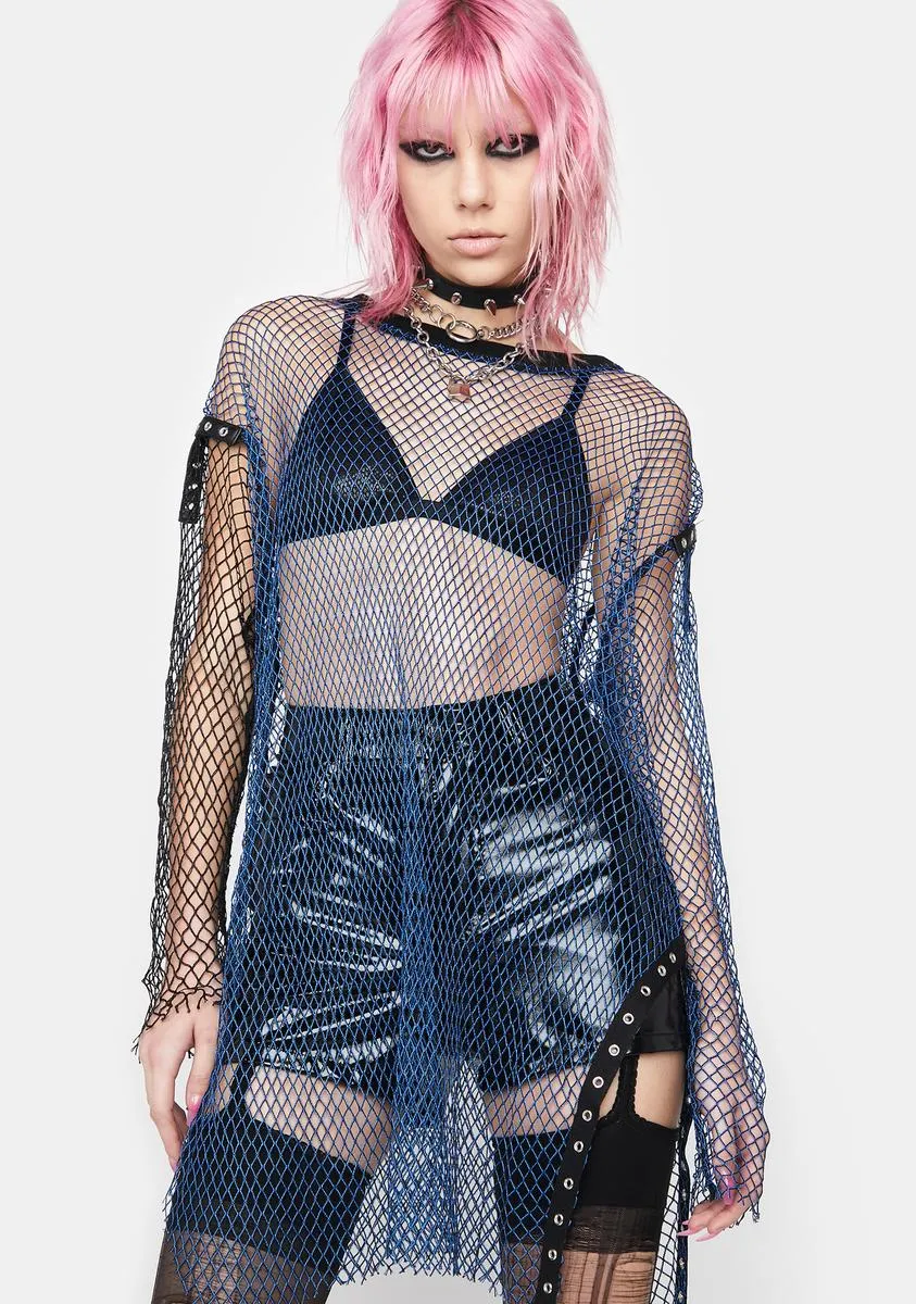 Daily Punk Perspective Network Fishnet Top sold by Dolls Kill