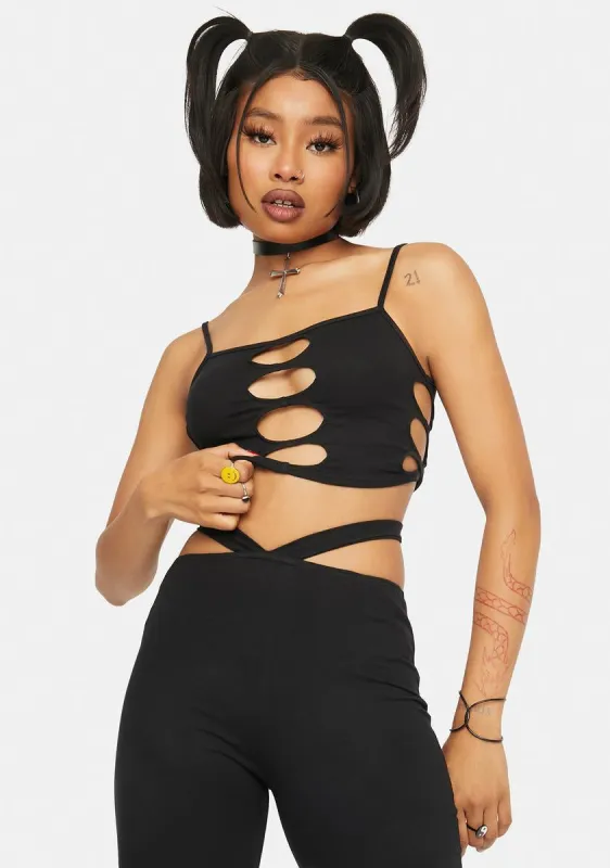 Qilia Crop Top sold by Dolls Kill