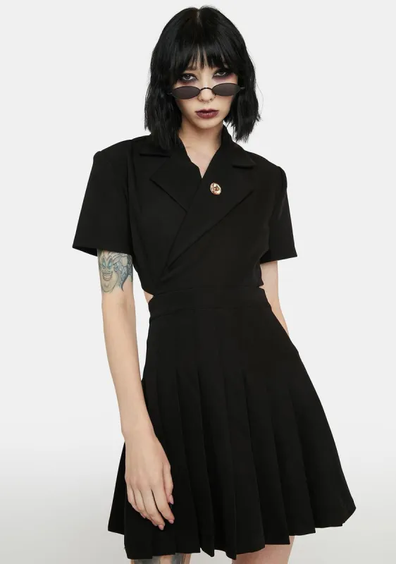 Bad Culture Collared Mini Dress sold by Dolls Kill