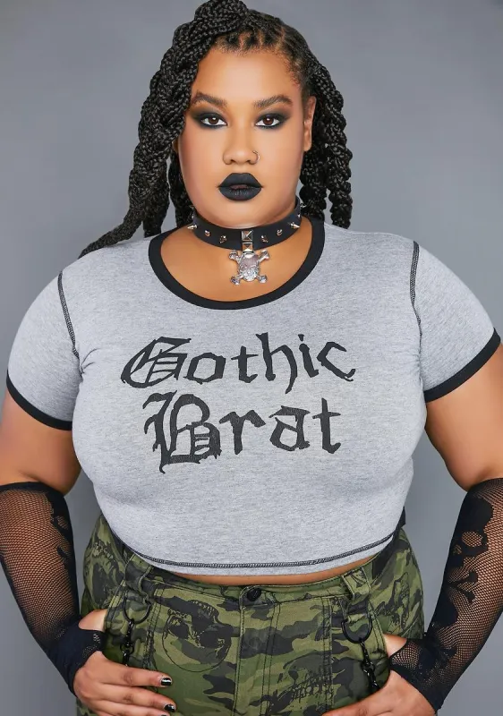 Plus Totally Proud Ringer Tee made by Dolls Kill