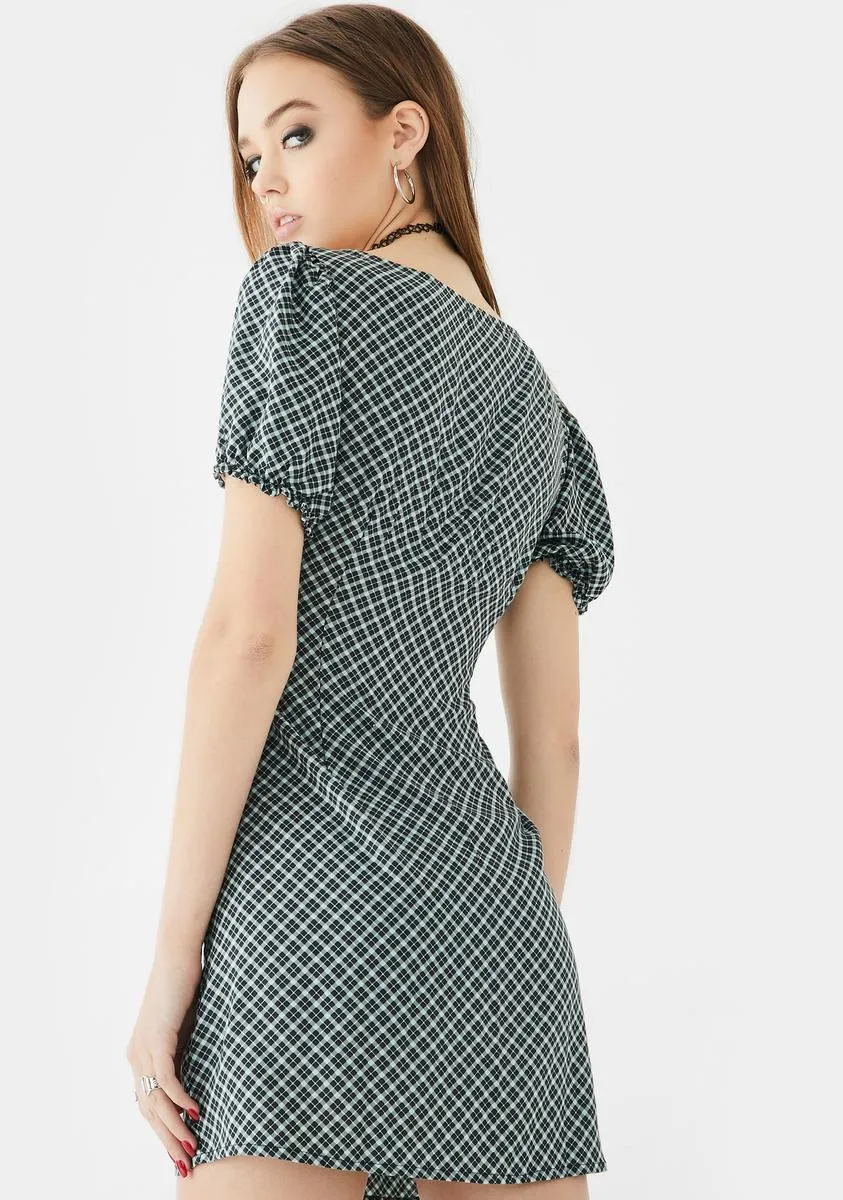 Green Montero Mini Dress sold by Dolls Kill product image thumbnail 4