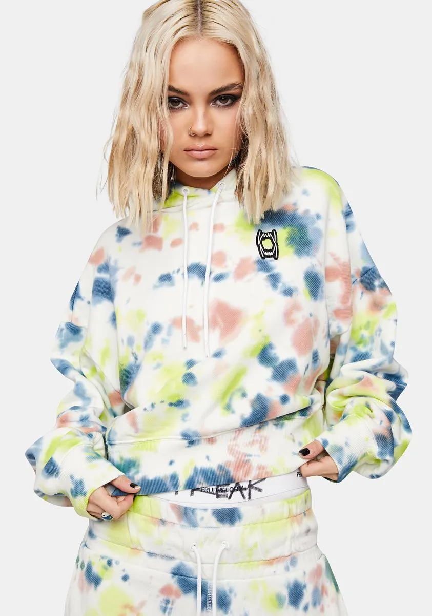 Pivot Cropped Hoodie sold by Dolls Kill