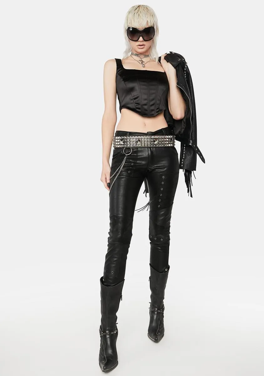 Midnight Where's My Loving Corset Top sold by Dolls Kill product image thumbnail 3