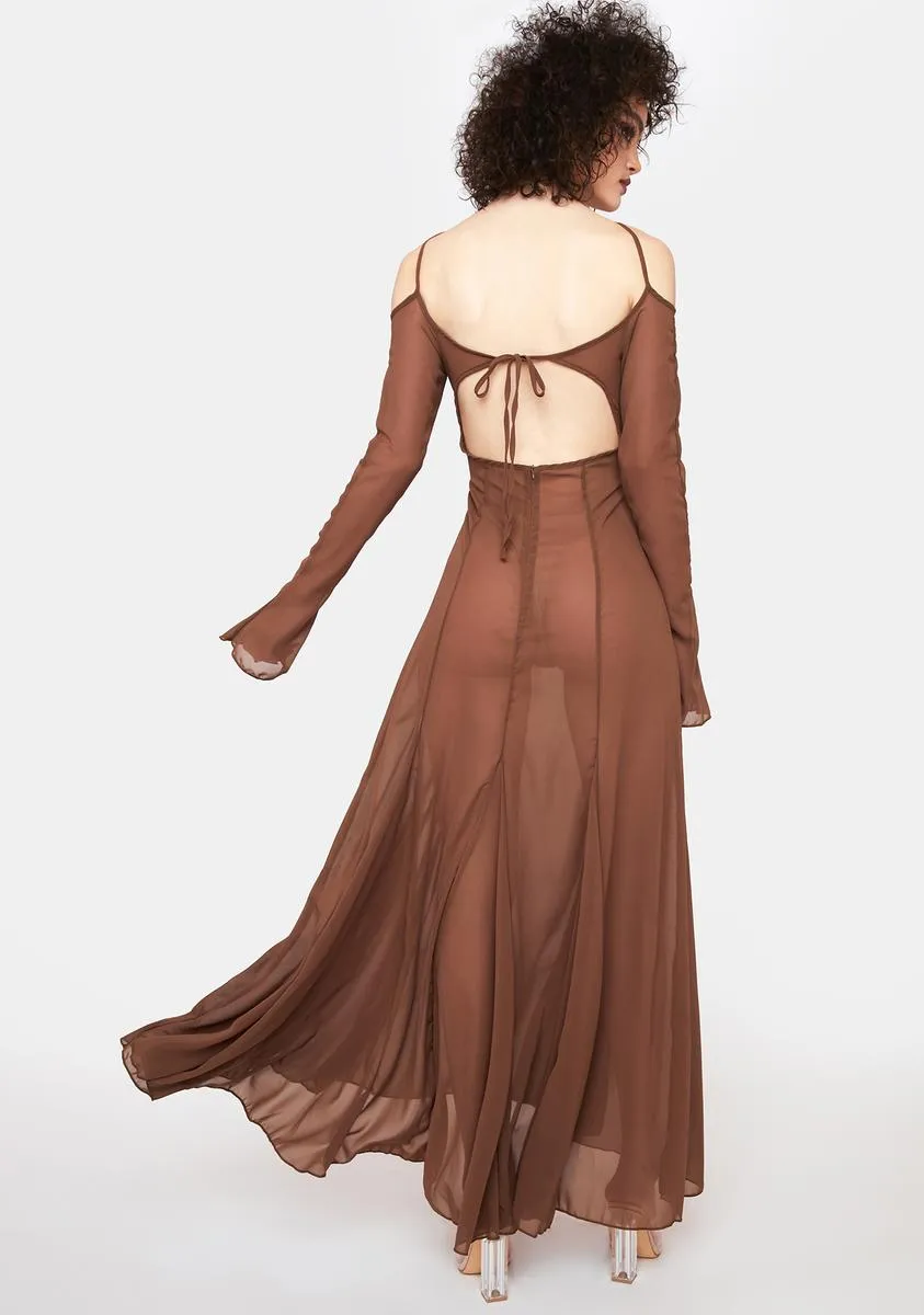 Leave You Wondering Maxi Dress sold by Dolls Kill product image thumbnail 4