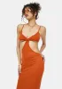 Amber Check My Style Cut Out Maxi Dress sold by Dolls Kill