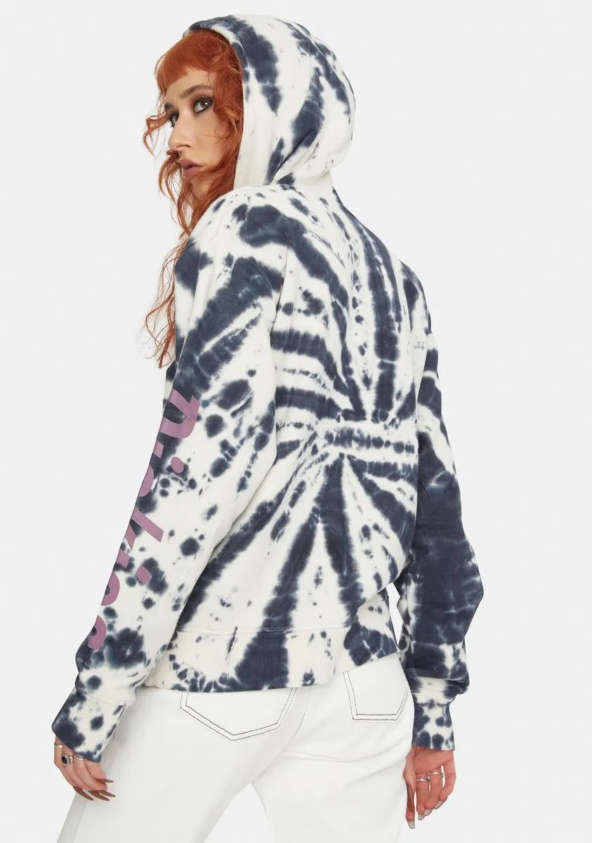 Relaxed Fit Tie Dye Hoodie sold by Dolls Kill product image thumbnail 4