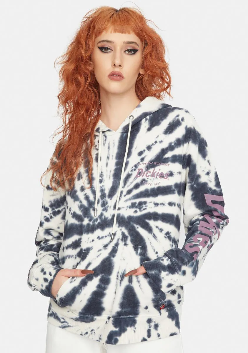 Relaxed Fit Tie Dye Hoodie sold by Dolls Kill