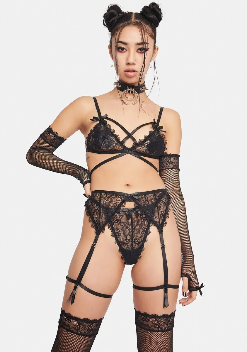 Practice Makes Perfect Lingerie Set sold by Dolls Kill