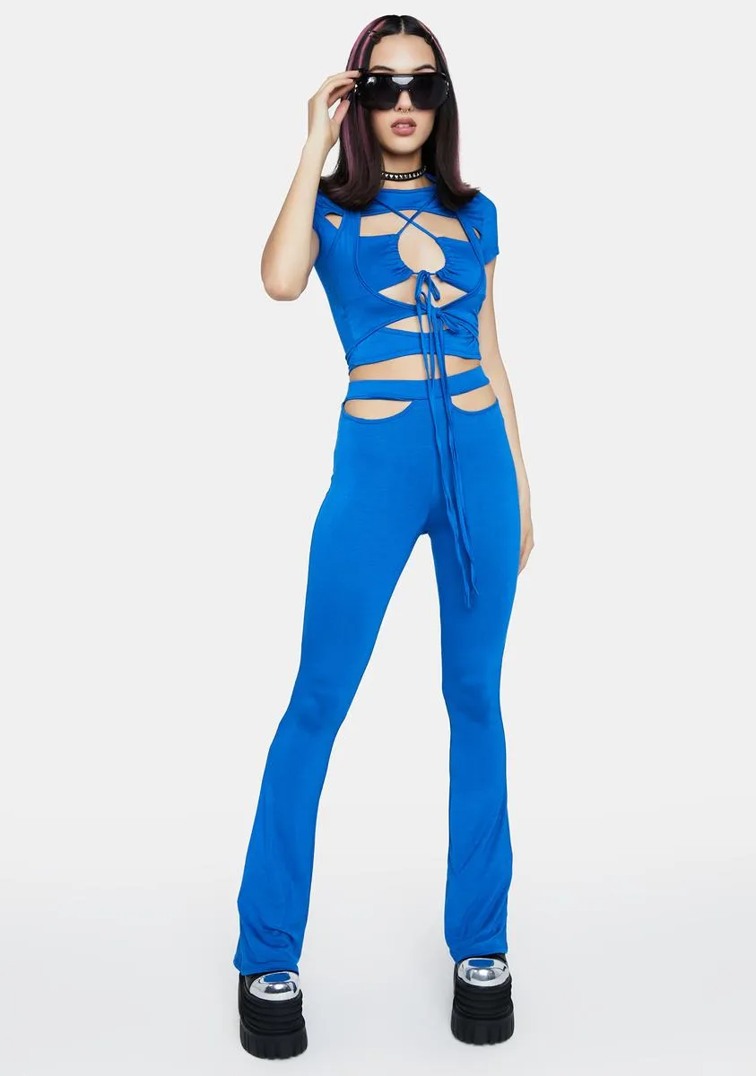 Royal New Flame Pant Set sold by Dolls Kill product image thumbnail 2