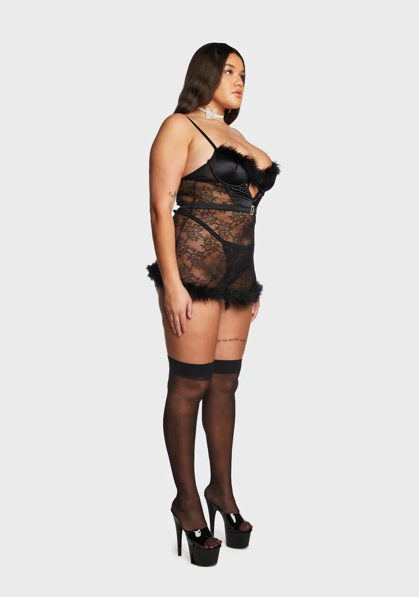 Plus Starlit Dreams Lingerie Set sold by Dolls Kill product image thumbnail 3