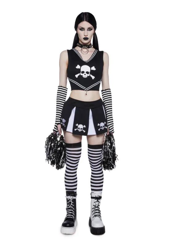 Deadly Cheerleader Costume Set sold by Dolls Kill