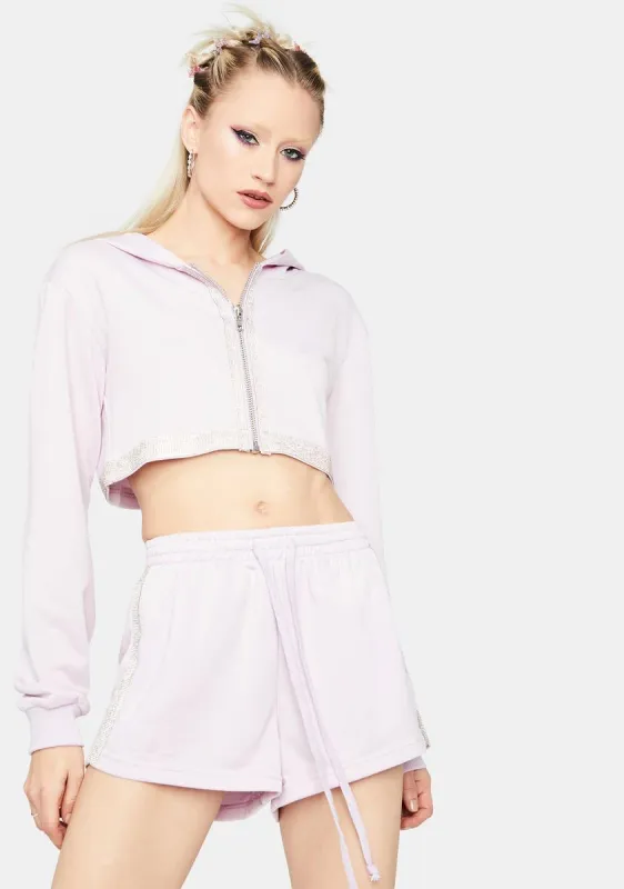 Country Club Chic Cropped Shorts Set sold by Dolls Kill