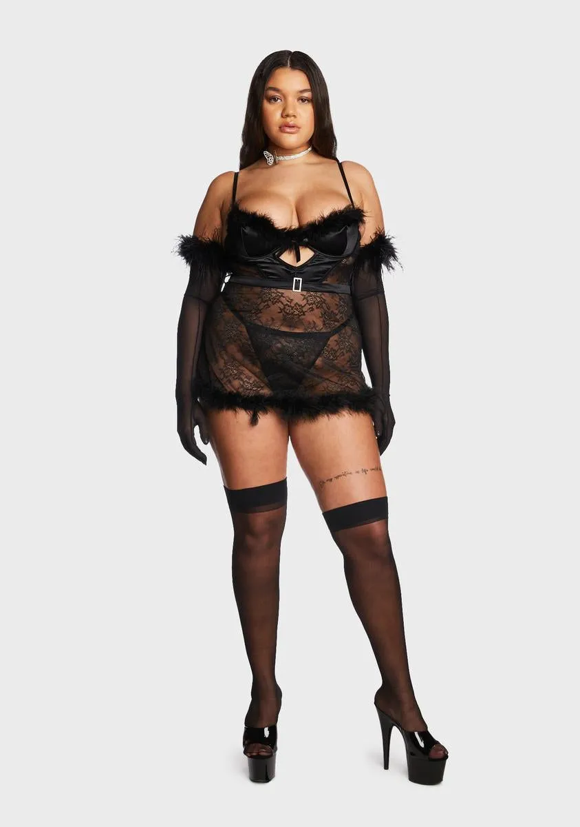 Plus Starlit Dreams Lingerie Set sold by Dolls Kill product image thumbnail 5