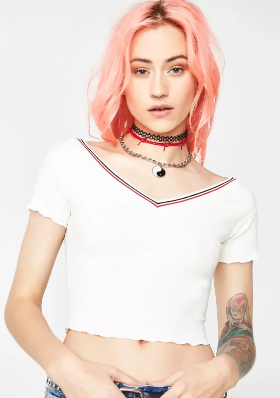 In It To Win IT Crop Top sold by Dolls Kill