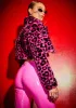 Picking Me Leopard Print Cropped Fuzzy Jacket sold by Dolls Kill
