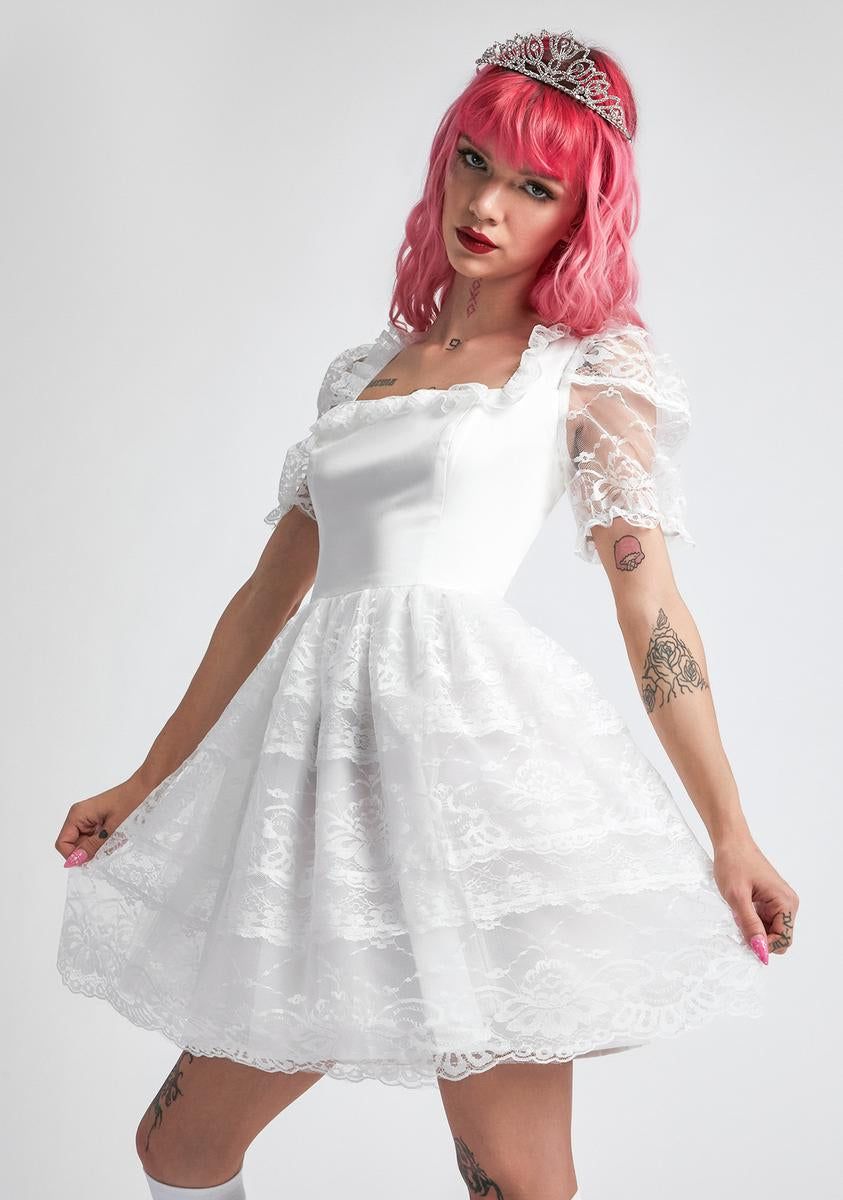 Divine Apparition Babydoll Dress sold by Dolls Kill product image thumbnail 2