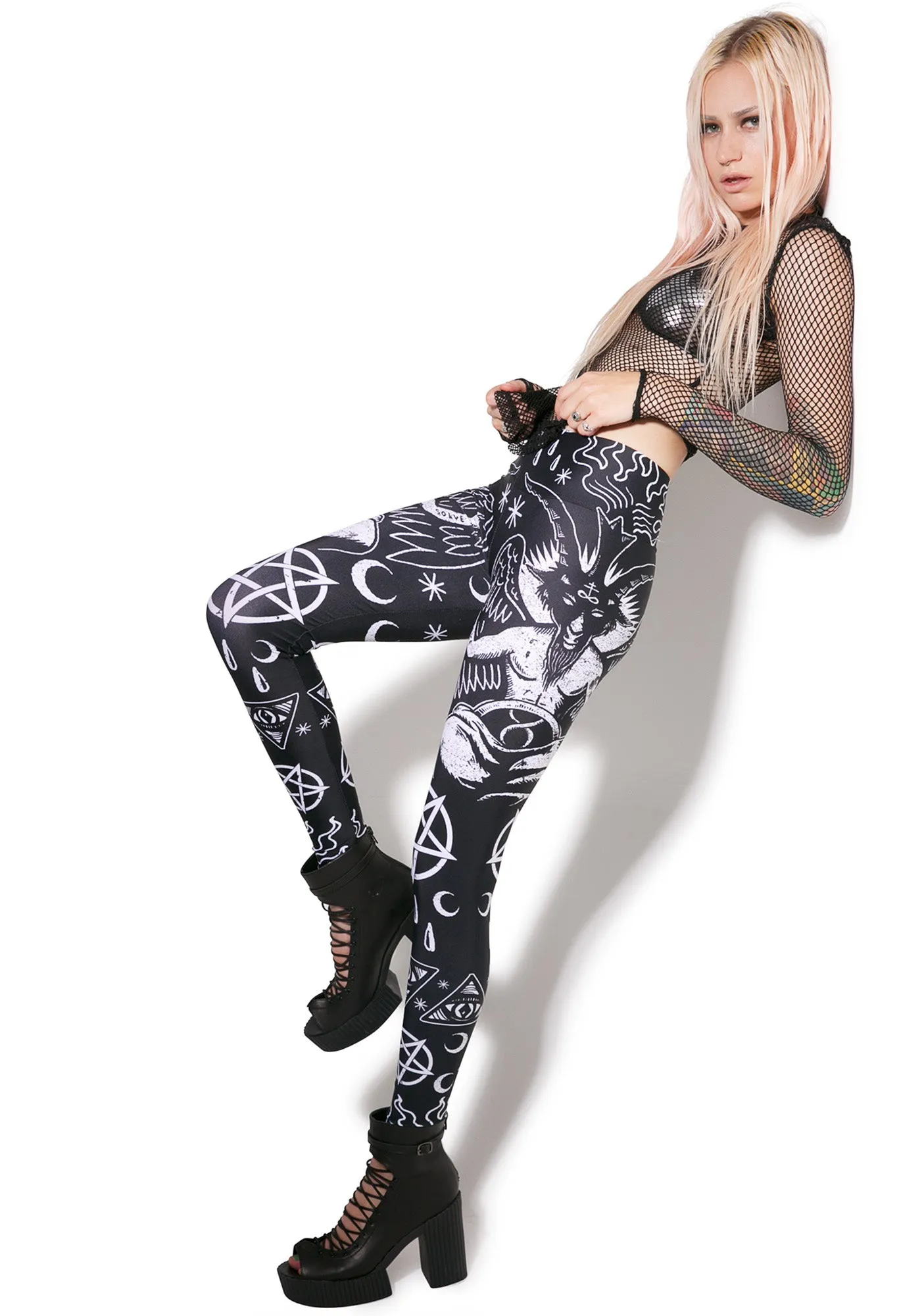 Addicted To Darkness Leggings sold by Dolls Kill product image thumbnail 3