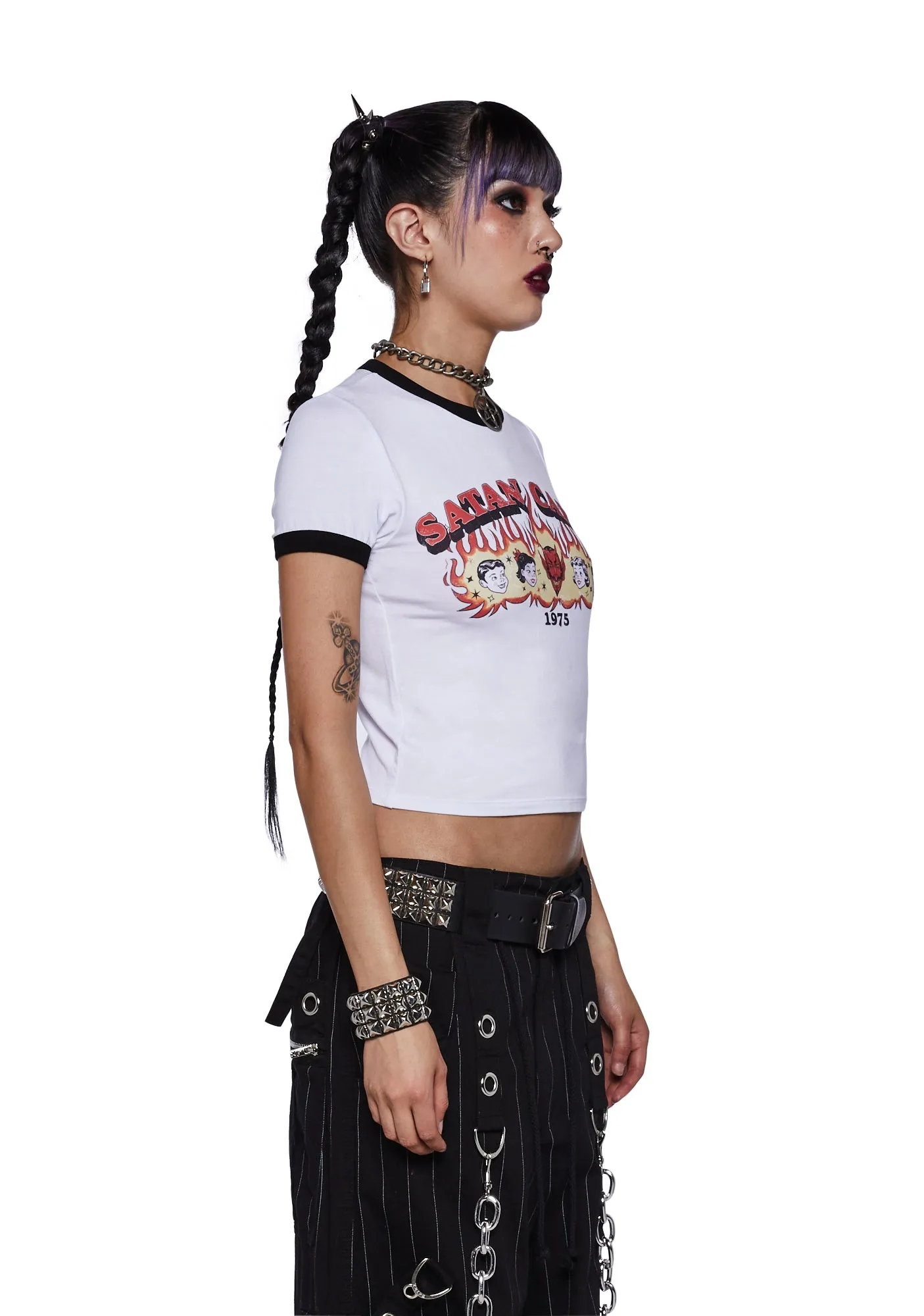 Gone Camping Ringer Tee sold by Dolls Kill product image thumbnail 3