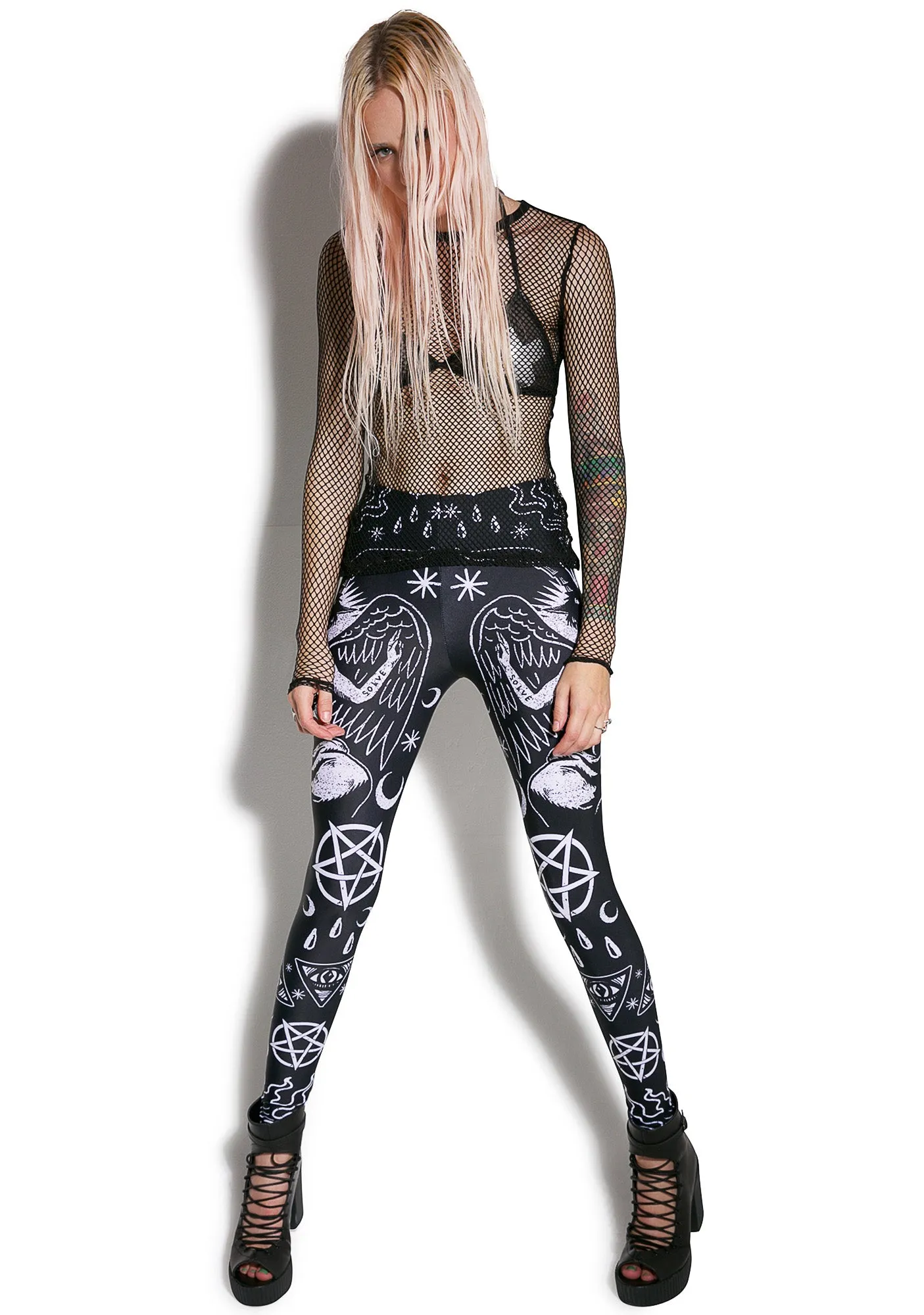 Addicted To Darkness Leggings sold by Dolls Kill product image thumbnail 4