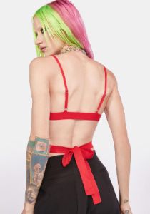 Spicy Up The Game Crop Tank sold by Dolls Kill