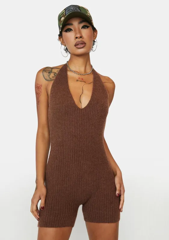 Soon Enough Knit Romper sold by Dolls Kill