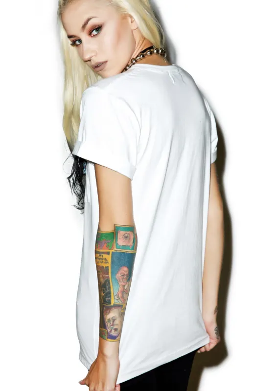 Red Rose Pocket Tee sold by Dolls Kill