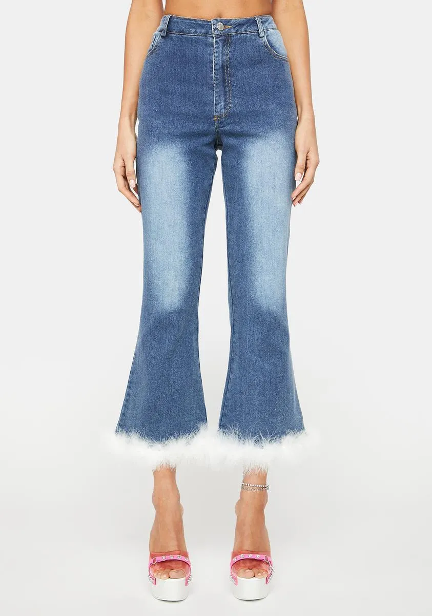 Angel The Royal We Flare Jeans sold by Dolls Kill