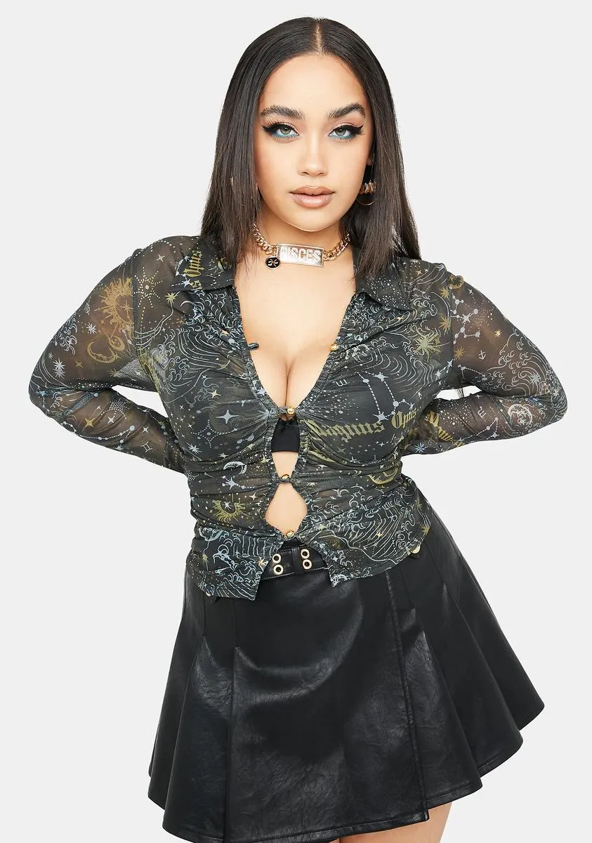 Plus Guide My Life Crop Top sold by Dolls Kill