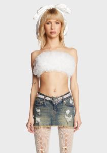 Looking Flashy Tube Top sold by Dolls Kill