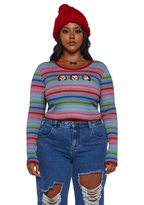Plus Your Friend Long Sleeve Tee sold by Dolls Kill